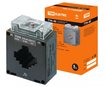 Трансформатор тока измерительный ТТН  40/300/5-10VA/0,5 TDM