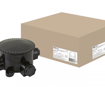 Коробка электромонтажная КЭМ 2-660-4 ОП D95 мм IP65, 4-х рожк. (карболит) TDM