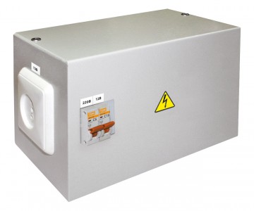 Ящик с трансформатором понижающим ЯТП-0,25 220/12-2авт. IP54 TDM